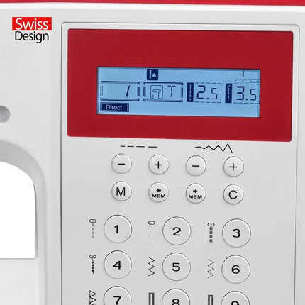 Bernette sew and go 8 computerised sewing machine inbuild 197 stitches