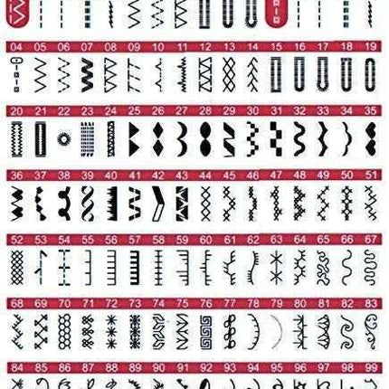 Bernette sew and go 8 computerised sewing machine inbuild 197 stitches