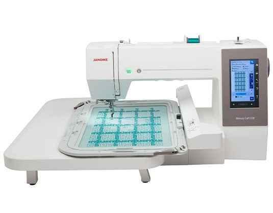 Usha Janome Memory Craft 550E Embroidery Machine 9x14 Inch Frame Area