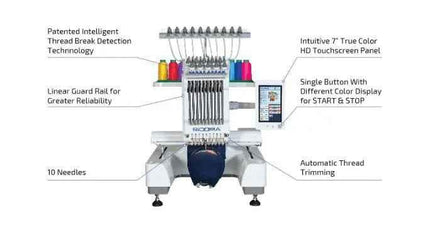 Ricoma EM 1010  Single Head Computerized Embroidery Machine