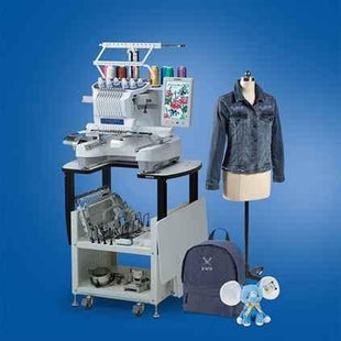 Brother PR1055X Single Head 10 Needle Embroidery Machine