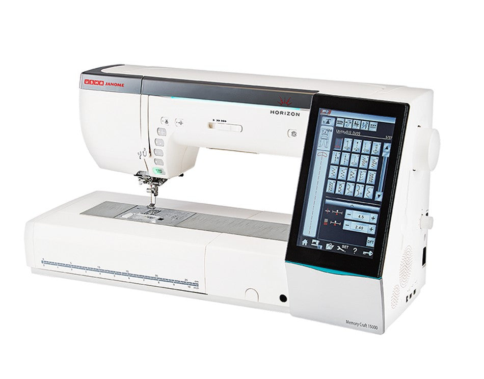 Usha Janome Memory Craft 15000 Embroidery Sewing Machine