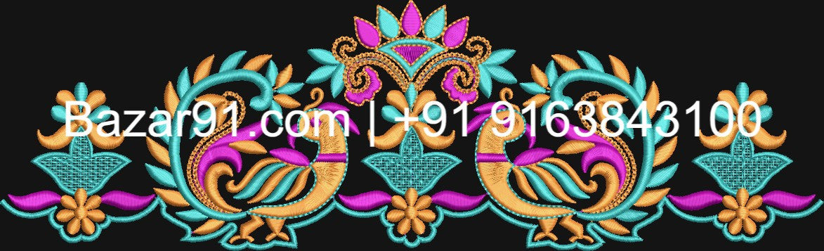 10 pcs Free Border Designs  (DST Format )For Brother Ricoma HSW Fortever Melco SWF All Type Computerized Embroidery Machines