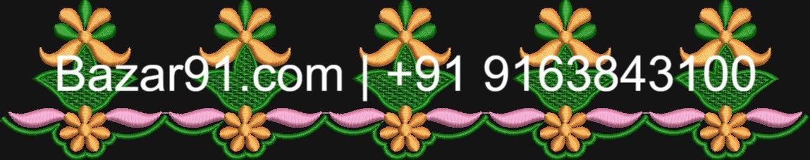 10 pcs Free Border Designs  (DST Format )For Brother Ricoma HSW Fortever Melco SWF All Type Computerized Embroidery Machines