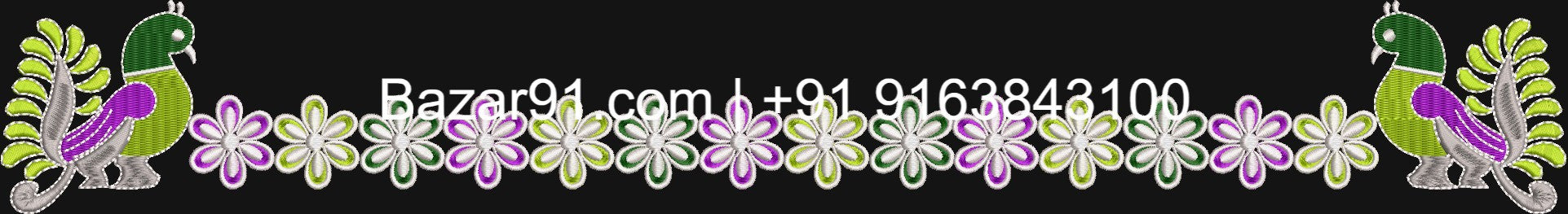 10 pcs Free Border Designs  (DST Format )For Brother Ricoma HSW Fortever Melco SWF All Type Computerized Embroidery Machines