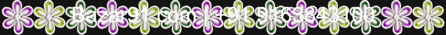 10 pcs Free Border Designs (DST Format )For Brother Ricoma HSW Fortever Melco SWF All Type Computerized Embroidery Machines - Bazar91
