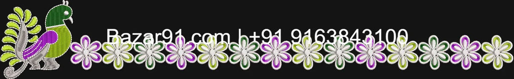 10 pcs Free Border Designs (DST Format )For Brother Ricoma HSW Fortever Melco SWF All Type Computerized Embroidery Machines - Bazar91