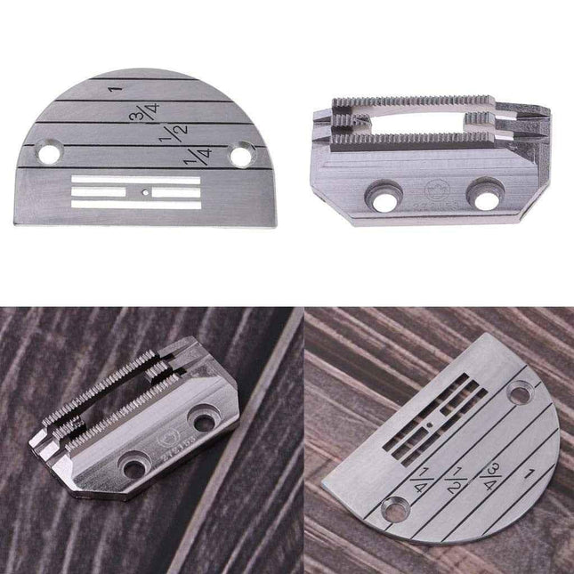 E12 Feed Dog and Needle Plate Set Industrial Sewing Machine Part Attachments