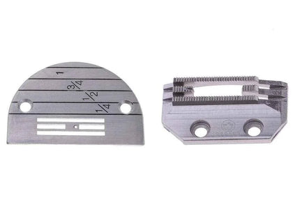 E12 Feed Dog and Needle Plate Set Industrial Sewing Machine Part Attachments