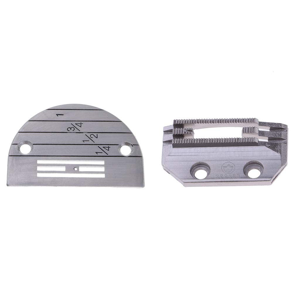 E12 Feed Dog and Needle Plate Set Industrial Sewing Machine Part Attachments