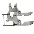 DevCart Zipper Pressure Foot Sewing Machine Piping Pressure Foot Single for Home Sewing Machine, Left and Right P36N P36LN