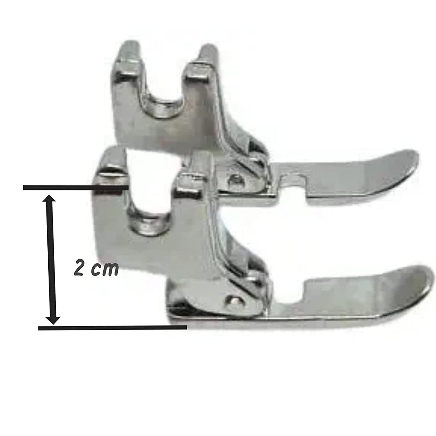DevCart Zipper Pressure Foot Sewing Machine Piping Pressure Foot Single for Home Sewing Machine, Left and Right P36N P36LN