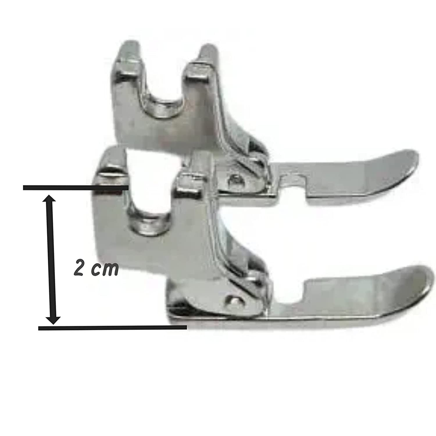 DevCart Zipper Pressure Foot Sewing Machine Piping Pressure Foot Single for Home Sewing Machine, Left and Right P36N P36LN