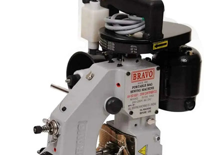 Bravo Bag Closer Machine Single Needle with Pump(Standard,White)