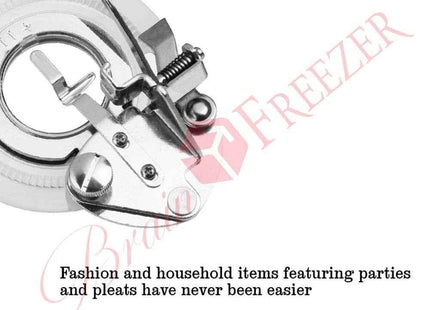 Brain Freezer Sewing Machines Embroidery Foot Compatible with Butterfly Brother Singer Janome Juki Silver