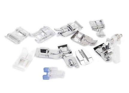 Imported 11Pcs Multifunction Presser Feet For Brother Singer Domestic Sewing