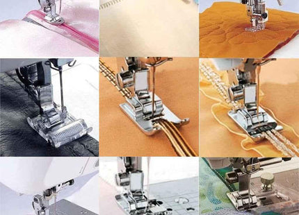 Imported 11Pcs Multifunction Presser Feet For Brother Singer Domestic Sewing
