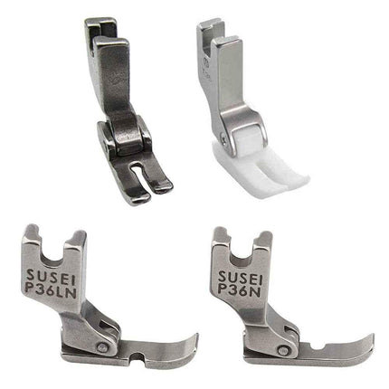 Omkar Tailor Ordinary Presser Foot P351, Teflon Presser Foot T35, Left Presser Foot P36N & Right Presser Foot P36LN for Tailor