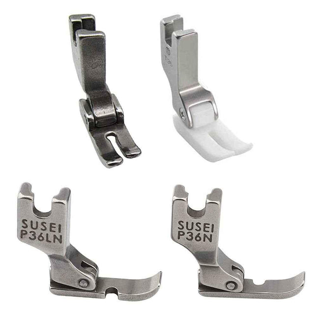 Omkar Tailor Ordinary Presser Foot P351, Teflon Presser Foot T35, Left Presser Foot P36N & Right Presser Foot P36LN for Tailor