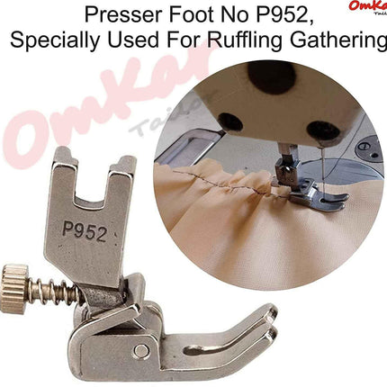 Presser Foot Part Number P952, P351, T35 Presser Foot for Tailor and Home Use Umbrella Sewing Machine Parts ✅