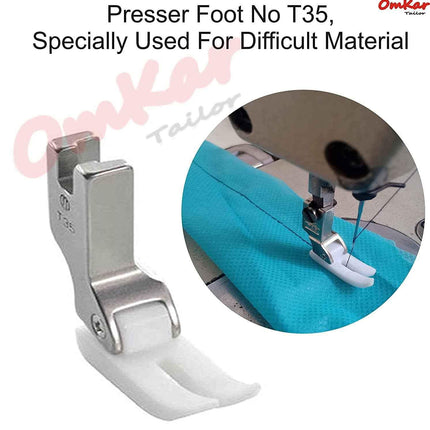 Presser Foot Part Number P952, P351, T35 Presser Foot for Tailor and Home Use Umbrella Sewing Machine Parts ✅