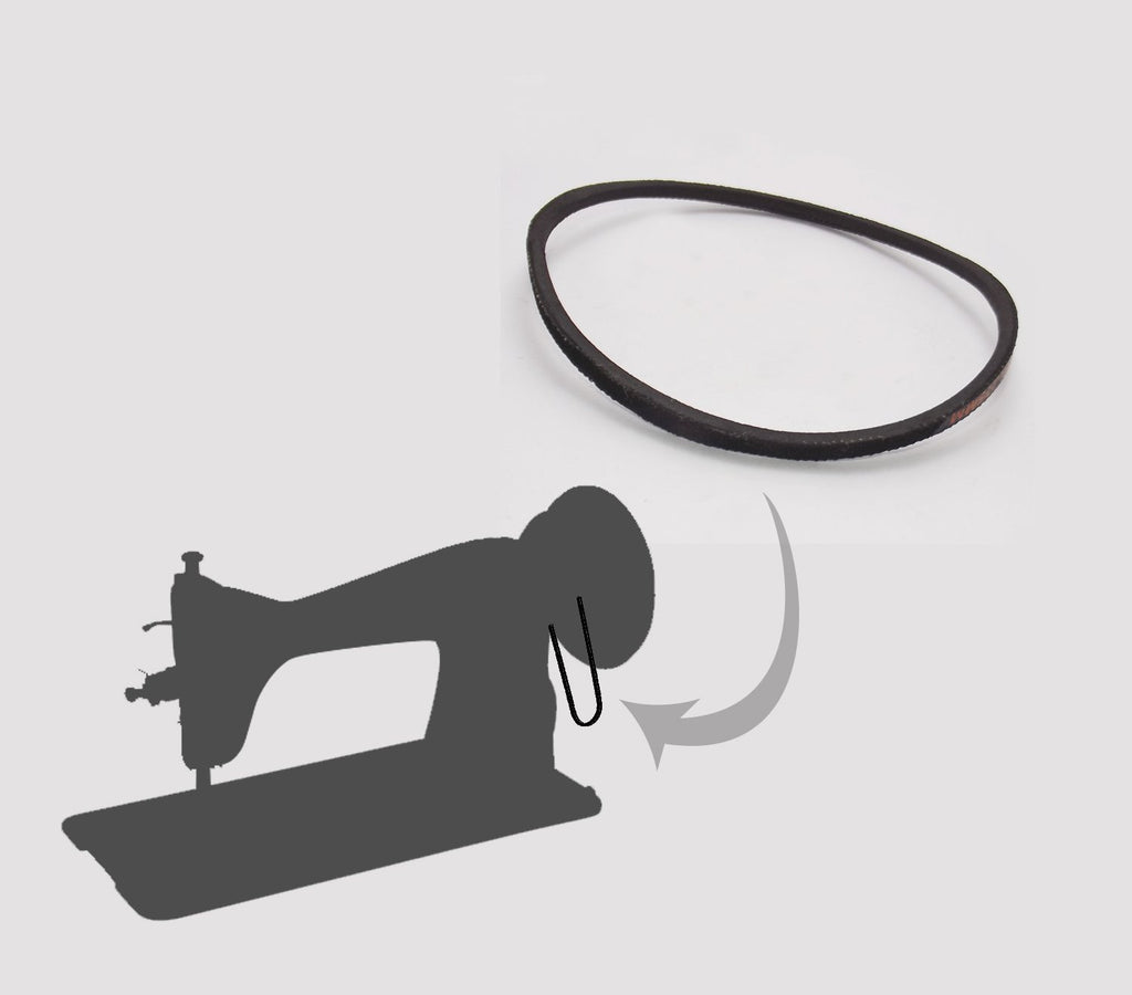 Sewing Machine Belt for Domestic Sewing Machine Motor Universal (Black) - 2pcs Parts