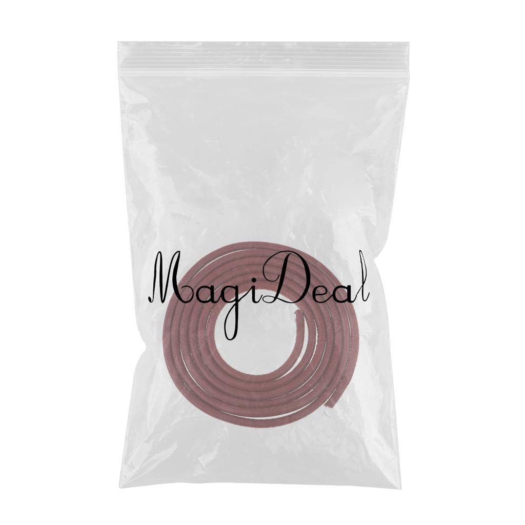 Generic 72 Inch/184cm Leather Belt Antique Treadle Part + Hook for Singer Sewing Machin