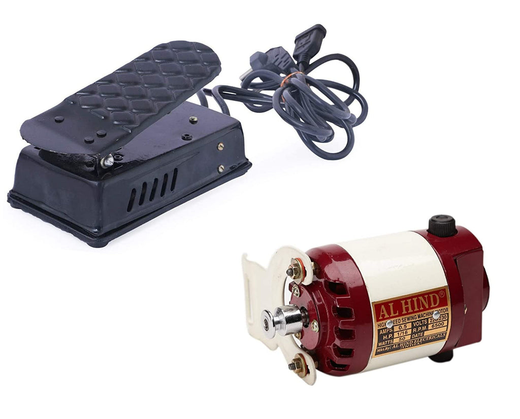 Al - Hind Mini Sewing Machine Motor Full Copper Winding