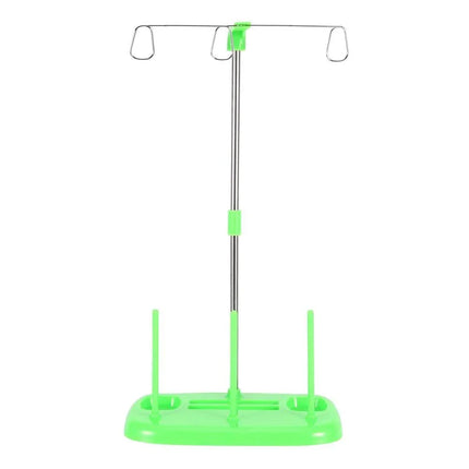 Cones Spool Stand, 3 Cones Embroidery Thread Holder Spool Stand for Household Sewing Machine, Sewing Machine Parts(Green) - Bazar91