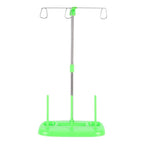 Cones Spool Stand, 3 Cones Embroidery Thread Holder Spool Stand for Household Sewing Machine, Sewing Machine Parts(Green)