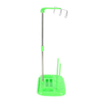 Cones Spool Stand, 3 Cones Embroidery Thread Holder Spool Stand for Household Sewing Machine, Sewing Machine Parts(Green)