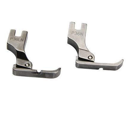 Cast Iron Unilateral Presser P36LN/P36N Industrial Flatcar Right Left Foot Zipper Sewing Machine Parts (Steel)