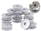 2pcs Bobbin Case with 12pcs Aluminum Bobbins for Tailor, High Industrial Sewing Machine and Umbrella Sewing Machine Parts✅ - Bazar91