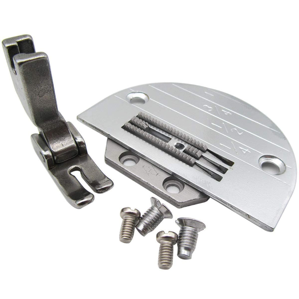 E Type Feed Dog, Needle Plate and Presser Foot Set for Tailor, High Industrial Sewing Machine and Umbrella Sewing Machine Parts