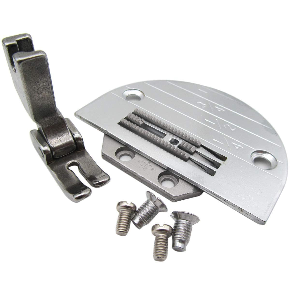 E Type Feed Dog, Needle Plate and Presser Foot Set for Tailor, High Industrial Sewing Machine and Umbrella Sewing Machine Parts