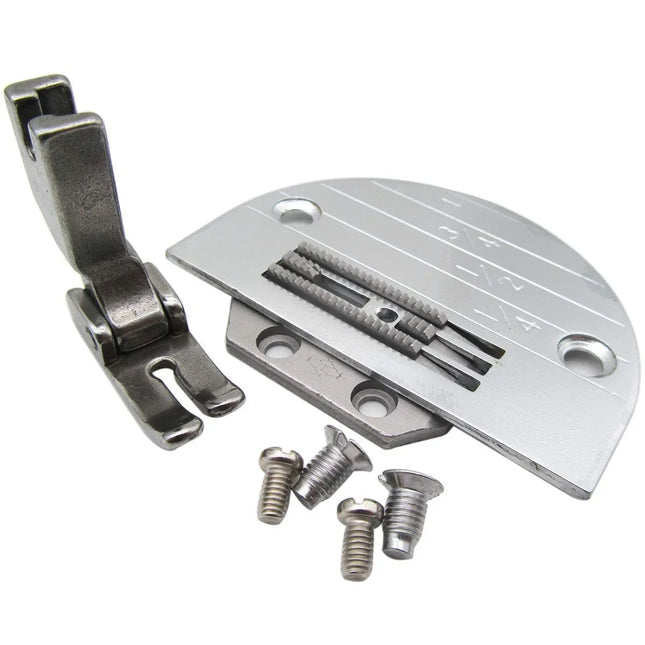E Type Feed Dog, Needle Plate and Presser Foot Set for Tailor, High Industrial Sewing Machine and Umbrella Sewing Machine Parts - Bazar91