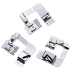 Boundless® 3Pcs Household Hemming Cloth Strip Presser Foot Sewing Machine Parts Hemmer Foot Rolled Hem Foot Knitting