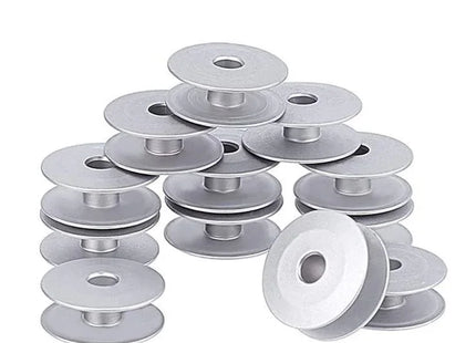 30pcs Aluminum Metal Bobbins for All Tailor, High Industrial Sewing Machine and Umbrella Sewing Machine Parts ✅