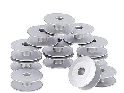 30pcs Aluminum Metal Bobbins for All Tailor, High Industrial Sewing Machine and Umbrella Sewing Machine Parts ✅