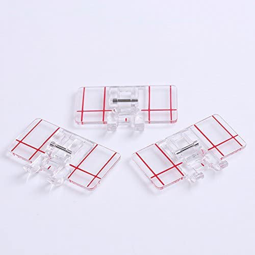 Boundless® Domestic Sewing Machine Parts Presser Foot Border Guide Foot 605 for Janome Brother Juki and So On 6Mm