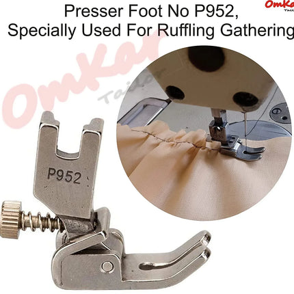 Presser Foot Part Number P952, P351, T35 Presser Foot for Tailor and Home Use Umbrella Sewing Machine Parts ✅