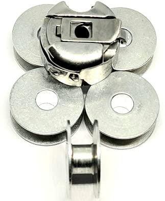 HAYA Bobbin case with Alumunium Bobbins for Industrial Sewing machines Compatible jack Juki Zoje Brother Power Direct drive