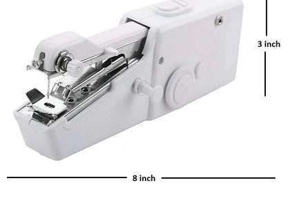 P M H Handy Sewing/Stitch Handheld Cordless Portable White Sewing Machine for Home Tailoring,