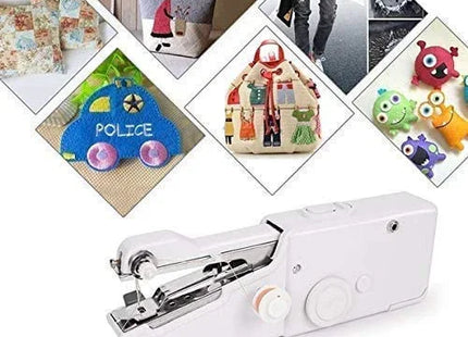 P M H Handy Sewing/Stitch Handheld Cordless Portable White Sewing Machine for Home Tailoring,