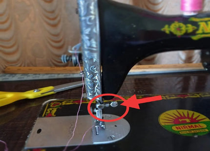 KING Needle clamp chutki Screw Holder for sv Old Model Home Sewing Machine Silver Pack of 2