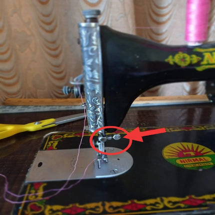 KING Needle clamp chutki Screw Holder for sv Old Model Home Sewing Machine Silver Pack of 2