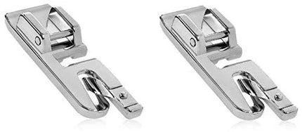 Steel Pico Snap-on Foot for All Automatic Sewing Machines 2 Pieces (Singer/Usha/Brother/Rajesh)