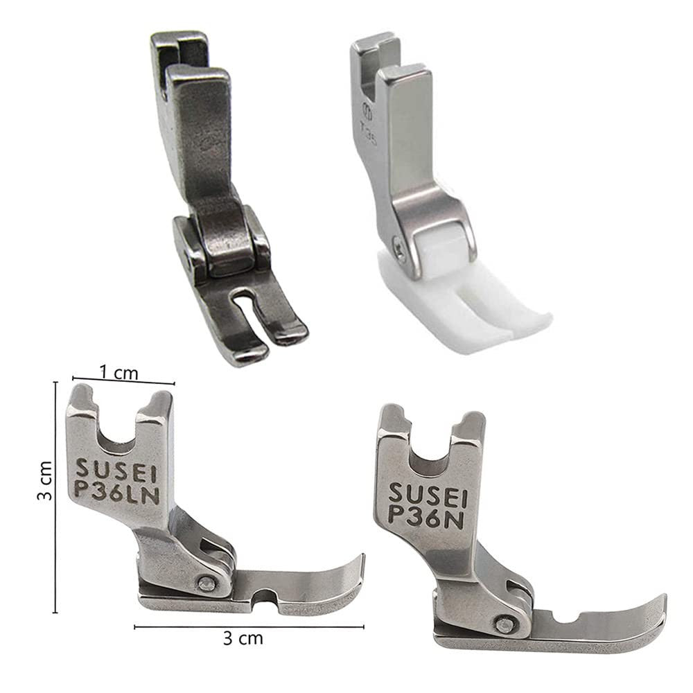 Bobbin Case with Aluminum Bobbins Ordinary Presser Foot P351, Teflon Presser Foot T35,