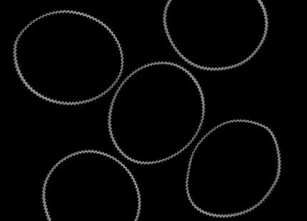 5pcs Household Sewing Machine Parts Motor Belts for Bernina Janome 32.5cm