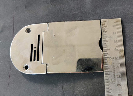 Folding Slide Needle Plate for Domestic Sewing Machines